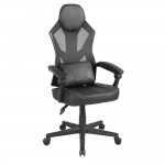 FUSION ΚΑΡΕΚΛΑ GAMING ΓΡΑΦΕΙΟΥ ΜΑΥΡΟ 50x74x137 c549719