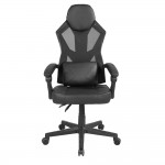FUSION ΚΑΡΕΚΛΑ GAMING ΓΡΑΦΕΙΟΥ ΜΑΥΡΟ 50x74x137 c549719