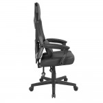 FUSION ΚΑΡΕΚΛΑ GAMING ΓΡΑΦΕΙΟΥ ΜΑΥΡΟ 50x74x137 c549719