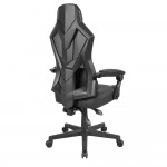 FUSION ΚΑΡΕΚΛΑ GAMING ΓΡΑΦΕΙΟΥ ΜΑΥΡΟ 50x74x137 c549719