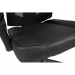 FUSION ΚΑΡΕΚΛΑ GAMING ΓΡΑΦΕΙΟΥ ΜΑΥΡΟ 50x74x137 c549719