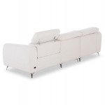 ΚΑΝΑΠΕΣ ΑΡΙΣΤΕΡΗ ΓΩΝΙΑ 3Θ ΜΕ RECLINE VALENTE HM3317 02L ΜΠΕΖ ΥΦΑΣΜΑ 275x160x104Yεκ c549813