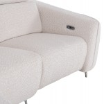 ΚΑΝΑΠΕΣ ΑΡΙΣΤΕΡΗ ΓΩΝΙΑ 3Θ ΜΕ RECLINE VALENTE HM3317 02L ΜΠΕΖ ΥΦΑΣΜΑ 275x160x104Yεκ c549813