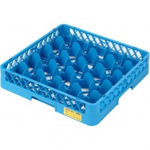 Καλάθι Πλύσης Ποτηριών 25 Θέσεων Μπλε 50x50xΥ10cm Gatbo c549822
