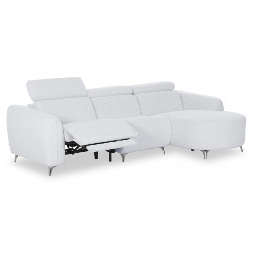 ΚΑΝΑΠΕΣ ΔΕΞΙΑ ΓΩΝΙΑ 3Θ ΜΕ RECLINE VALENTE HM3317 01R ΑΝΟΙΧΤΟ ΓΚΡΙ ΥΦΑΣΜΑ 275x160x104Yεκ c550187