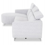 ΚΑΝΑΠΕΣ ΑΡΙΣΤΕΡΗ ΓΩΝΙΑ 3Θ ΜΕ RECLINE VALENTE HM3317 01L ΑΝΟΙΧΤΟ ΓΚΡΙ ΥΦΑΣΜΑ 275x160x104Yεκ c550188