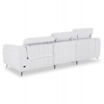 ΚΑΝΑΠΕΣ ΑΡΙΣΤΕΡΗ ΓΩΝΙΑ 3Θ ΜΕ RECLINE VALENTE HM3317 01L ΑΝΟΙΧΤΟ ΓΚΡΙ ΥΦΑΣΜΑ 275x160x104Yεκ c550188