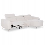 ΚΑΝΑΠΕΣ ΔΕΞΙΑ ΓΩΝΙΑ 3Θ ΜΕ RECLINE VALENTE HM3317 02R ΜΠΕΖ ΥΦΑΣΜΑ 275x160x104Yεκ c550189