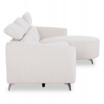 ΚΑΝΑΠΕΣ ΔΕΞΙΑ ΓΩΝΙΑ 3Θ ΜΕ RECLINE VALENTE HM3317 02R ΜΠΕΖ ΥΦΑΣΜΑ 275x160x104Yεκ c550189