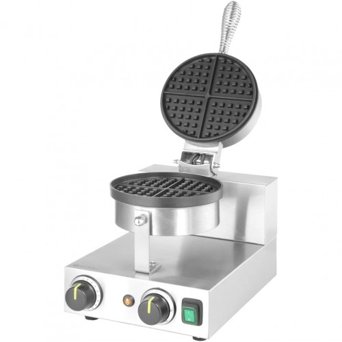 Βαφλιέρα INOX για στρογγυλές βάφλες φ19cm 230V 1000W 25x38xΥ59cm HENDI c550195