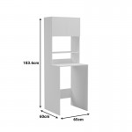 Έπιπλο πλυντηρίου Chaxe pakoworld λευκό 65x60x183 6εκ c550435