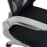 Καρέκλα γραφείου εργασίας Annalise pakoworld μαύρο mesh 57x53x100εκ c550438
