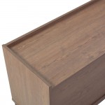 TOBAC TV STAND 2ΠΟΡΤΕΣ 1ΣΥΡΤΑΡΙ ΚΑΡΥΔΙ ΣΚΟΥΡΟ 180x39x62cm c550653