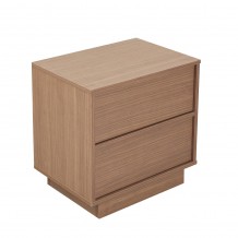 TOBAC ΚΟΜΟΔΙΝΟ 2ΣΥΡΤΑΡΙΑ ΚΑΡΥΔΙ ΣΚΟΥΡΟ 55x39x54cm c550654