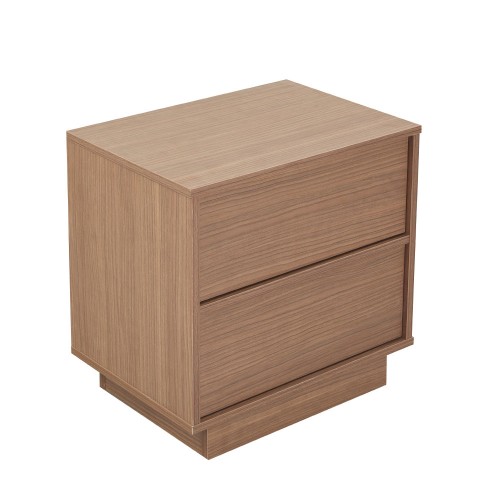 TOBAC ΚΟΜΟΔΙΝΟ 2ΣΥΡΤΑΡΙΑ ΚΑΡΥΔΙ ΣΚΟΥΡΟ 55x39x54cm c550654