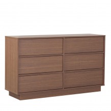 TOBAC ΚΟΜΟΤΑ 6ΣΥΡΤΑΡΙΑ ΚΑΡΥΔΙ ΣΚΟΥΡΟ 137x39x80cm c550655