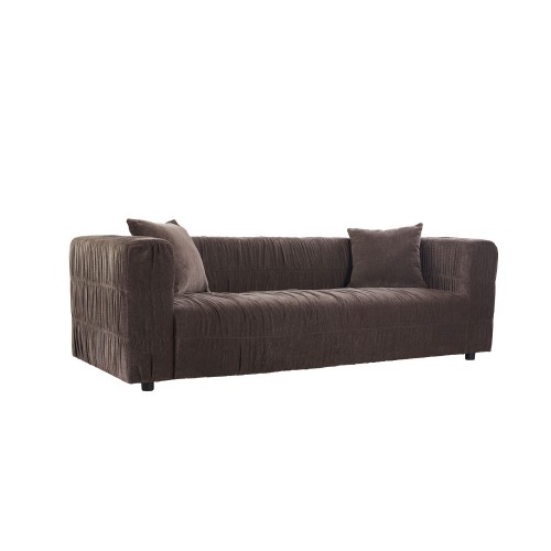 PLISSE ΚΑΝΑΠΕΣ 3ΘΕΣΙΟΣ ΚΑΦΕ 228x97x70cm c550657