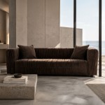 PLISSE ΚΑΝΑΠΕΣ 3ΘΕΣΙΟΣ ΚΑΦΕ 228x97x70cm c550657
