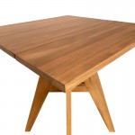 Τραπέζι Cadrada pakoworld teak ξύλο σε φυσική απόχρωση 70x70x76εκ c550820