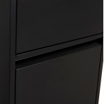 ΣΥΡΤΑΡΙΕΡΑ 3 ΑΡΧΕΙΟΘΕΤΗΣΗΣ ΓΡΑΦΕΙΟΥ SIDER HM6636 01 ΜΑΥΡΟ ΜΕΤΑΛΛΟ 45 5x62x103 5Υεκ c550824