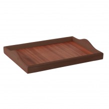 Δίσκοs Παραμάνα απο Ξύλο Σκούρο Καφέ 45x35cm c550836