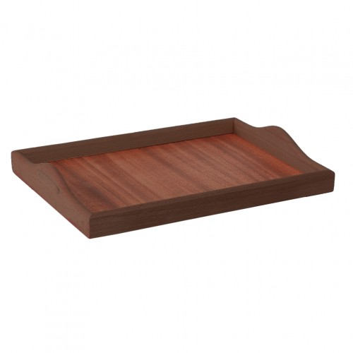 Δίσκοs Παραμάνα απο Ξύλο Σκούρο Καφέ 45x35cm c550836