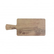 Σετ 6 Πλάκες μελαμίνης με χερούλι σειρά Wood 30x18cm c55093 Σετ 6 Πλάκες μελαμίνης με χερούλι σειρά Wood 30x18cm c55093