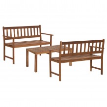 LOUNGE ΣΕΤ ΕΞ ΧΩΡΟΥ 3ΤΜΧ FORNEL HM10988 ΞΥΛΟ ΑΚΑΚΙΑΣ ΣΕ ΦΥΣΙΚΟ c551215