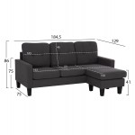 ΚΑΝΑΠΕΣ ΓΩΝΙΑ ΑΝΑΣΤΡΕΨΙΜΗ MEGGY HM3297 11 ΓΚΡΙ ΥΦΑΣΜΑ 184 5x75-129x86Yεκ c551222