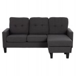 ΚΑΝΑΠΕΣ ΓΩΝΙΑ ΑΝΑΣΤΡΕΨΙΜΗ MEGGY HM3297 11 ΓΚΡΙ ΥΦΑΣΜΑ 184 5x75-129x86Yεκ c551222