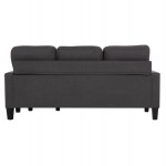ΚΑΝΑΠΕΣ ΓΩΝΙΑ ΑΝΑΣΤΡΕΨΙΜΗ MEGGY HM3297 11 ΓΚΡΙ ΥΦΑΣΜΑ 184 5x75-129x86Yεκ c551222