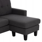 ΚΑΝΑΠΕΣ ΓΩΝΙΑ ΑΝΑΣΤΡΕΨΙΜΗ MEGGY HM3297 11 ΓΚΡΙ ΥΦΑΣΜΑ 184 5x75-129x86Yεκ c551222