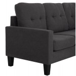 ΚΑΝΑΠΕΣ ΓΩΝΙΑ ΑΝΑΣΤΡΕΨΙΜΗ MEGGY HM3297 11 ΓΚΡΙ ΥΦΑΣΜΑ 184 5x75-129x86Yεκ c551222