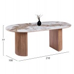 ΣΕΤ ΤΡΑΠΕΖΑΡΙΑΣ 7ΤΜΧ DETTON HM12100 02 ΚΕΡΑΜΙΚΟ TOP PANDORA--ΥΦΑΣΜΑ ΜΠΕΖ ΚΑΦΕ c551949