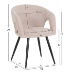 ΣΕΤ ΤΡΑΠΕΖΑΡΙΑΣ 5ΤΜΧ ΕΠΕΚΤΕΙΝΟΜΕΝΟ CORNEL HM12105 02 MDF--ΥΦΑΣΜΑ ΜΠΕΖ c551951