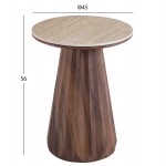 ΤΡΑΠΕΖΙΑ ΣΑΛΟΝΙΟΥ 2ΤΜΧ WALDEN HM12108 ΚΕΡΑΜΙΚΑ TOP--MDF ΒΑΣΕΙΣ Φ80 Φ46εκ c551954