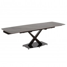 ΤΡΑΠΕΖΙ ΕΠΕΚΤΕΙΝΟΜΕΝΟ HOKU HM18410 ΚΕΡΑΜΙΚΟ TOP ΣΕ ΓΚΡΙ ΜΑΡΜΑΡΟ 165 240x90x75Υεκ c552036