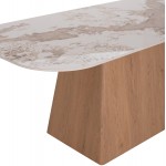 ΤΡΑΠΕΖΙ ΤΡΑΠΕΖΑΡΙΑΣ NORDU HM18414 MDF ΒΑΣΗ ΣΕ ΦΥΣΙΚΟ--ΚΕΡΑΜΙΚΟ TOP 180x90x76Υεκ c552038