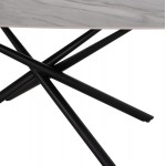 ΤΡΑΠΕΖΙ ΤΡΑΠΕΖΑΡΙΑΣ ISKA HM18420 ΚΕΡΑΜΙΚΟ TOP ΣΕ ΛΕΥΚΟ ΚΑΦΕ ΜΑΡΜΑΡΟ 160x90x79Υεκ c552043
