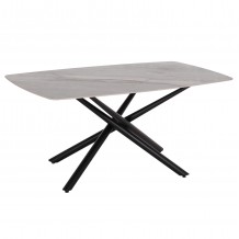 ΤΡΑΠΕΖΙ ΤΡΑΠΕΖΑΡΙΑΣ ISKA HM18423 ΚΕΡΑΜΙΚΟ TOP ΣΕ ΛΕΥΚΟ ΚΑΦΕ ΜΑΡΜΑΡΟ 178x89x79Υεκ c552048