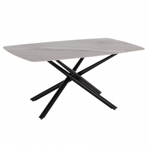 ΤΡΑΠΕΖΙ ΤΡΑΠΕΖΑΡΙΑΣ ISKA HM18423 ΚΕΡΑΜΙΚΟ TOP ΣΕ ΛΕΥΚΟ ΚΑΦΕ ΜΑΡΜΑΡΟ 178x89x79Υεκ c552048