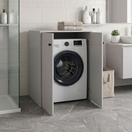Ντουλάπι πλυντηρίου Bathy pakoworld λευκό 70x66x90εκ c552264