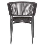 ΠΟΛΥΘΡΟΝΑ ΑΛΟΥΜΙΝΙΟΥ EULO HM5783 21 ΓΚΡΙ-ΤWISTED RATTAN ΓΚΡΙ 57x63x77Υεκ c552273