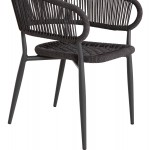 ΠΟΛΥΘΡΟΝΑ ΑΛΟΥΜΙΝΙΟΥ EULO HM5783 21 ΓΚΡΙ-ΤWISTED RATTAN ΓΚΡΙ 57x63x77Υεκ c552273