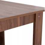 ΤΡΑΠΕΖΙ ΚΟΥΖΙΝΑΣ KELVIN HM2427 14 ΜΕΛΑΜΙΝΗ ΣΕ ΚΑΡΥΔΙ 80x80x77Υεκ c552347