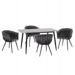 ΣΕΤ ΤΡΑΠΕΖΑΡΙΑΣ 5ΤΜΧ RAVEN HM12116 01 ΚΕΡΑΜΙΚΟ TOP ΓΚΡΙ ΜΑΡΜΑΡΟ--ΓΚΡΙ ΒΕΛΟΥΔΟ c552510