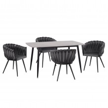 ΣΕΤ ΤΡΑΠΕΖΑΡΙΑΣ 5ΤΜΧ RAVEN HM12116 01 ΚΕΡΑΜΙΚΟ TOP ΓΚΡΙ ΜΑΡΜΑΡΟ--ΓΚΡΙ ΒΕΛΟΥΔΟ c552510