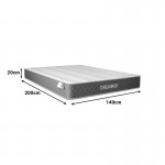Στρώμα Dreamer pakoworld pocket spring διπλής όψης 20cm 140x200εκ c552593
