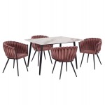 ΣΕΤ ΤΡΑΠΕΖΑΡΙΑΣ 5ΤΜΧ RAVEN HM12116 02 ΚΕΡΑΜΙΚΟ TOP ΛΕΥΚΟ ΚΑΦΕ ΜΑΡΜΑΡΟ--ΣΑΠΙΟ ΜΗΛΟ ΒΕΛΟΥΔΟ c552595