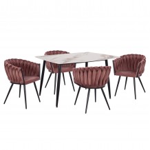 ΣΕΤ ΤΡΑΠΕΖΑΡΙΑΣ 5ΤΜΧ RAVEN HM12116 02 ΚΕΡΑΜΙΚΟ TOP ΛΕΥΚΟ ΚΑΦΕ ΜΑΡΜΑΡΟ--ΣΑΠΙΟ ΜΗΛΟ ΒΕΛΟΥΔΟ c552595